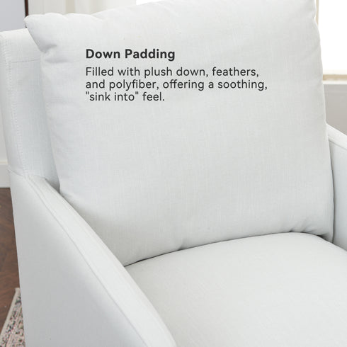 Sean Performance Dining Chair with Casters - Upholstered Dining Chair | Modern Dining Chairs | Kinwell Furniture | Performance Fabric Dining Chairs