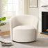 Everitte Bouclé Swivel Barrel Chair