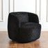 Kinwell Exclusive | Ashlie Sculpted Jacquara Swivel Barrel Chair