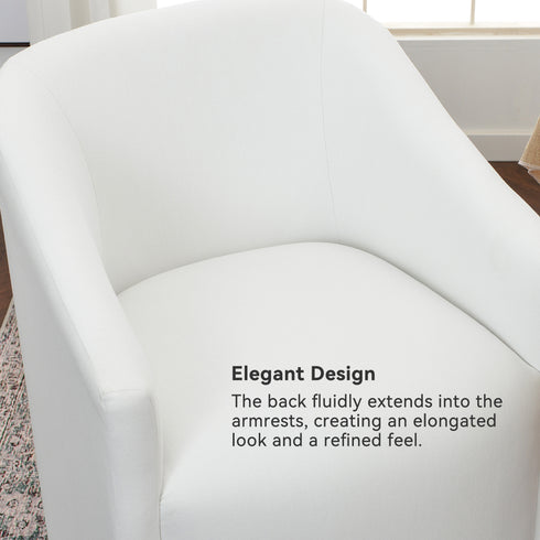 Rafa Performance Dining Chair with Casters - Covered Dining Chair | Dining Chairs with Arms | Kinwell Furniture | Performance Fabric Chairs