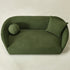 Susie Bouclé Loveseat in Green | Modern Green Bouclé Couch | Kinwell Furniture | Minimalist Loveseat for Small Rooms