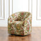 Kinwell Exclusive | Susie Botanical Jacquard Swivel Barrel Chair
