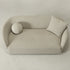 Susie Bouclé Loveseat in Oatmeal | Modern Oatmeal Bouclé Couch | Kinwell Furniture | Minimalist Loveseat for Small Rooms