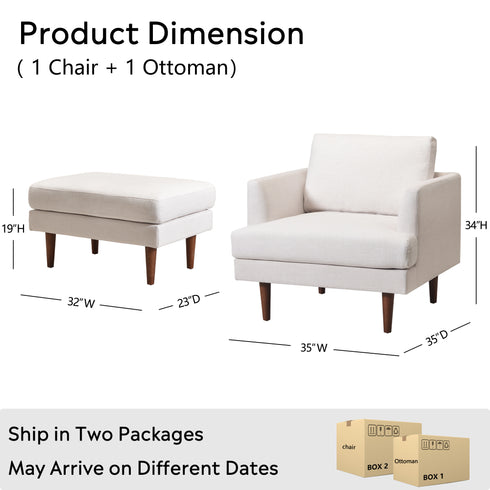 Samuel Upholstered Ottoman