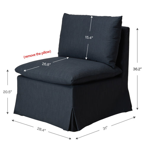 Nelly Performance Dining Chair - Indigo Modern Dining Chair | Dining Chairs | Kinwell Furniture | Upholstered Dining Chairs