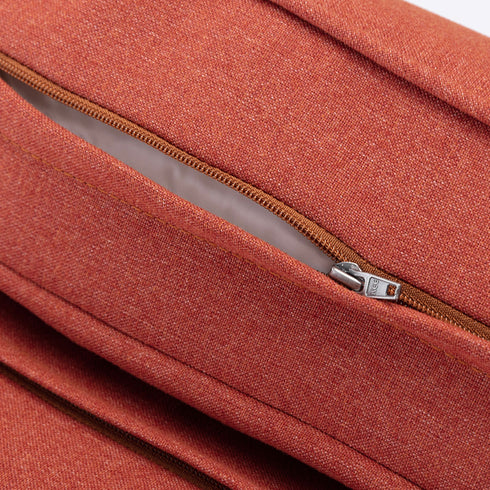 Ranu Extra Thick Outdoor Cushion Set – Orange Patio Chair Cushions | Outdoor Seat & Back Cushions | Weather-Resistant Outdoor Cushions | Kinwell Furniture