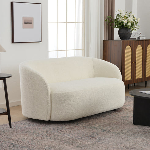 Everitte Bouclé Loveseat Sofa | Love Seat Sofa | Kinwell Furniture | Most Comfortable Loveseats & Loveseats Furniture