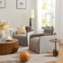 Clara Linen Slipcover Swivel Chair