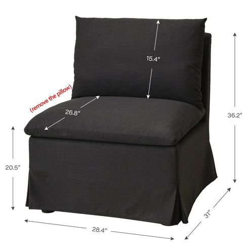 Nelly Performance Dining Chair - Black Modern Dining Chair | Dining Chairs | Kinwell Furniture | Upholstered Dining Chairs