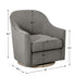 Ethel Swivel Nursery Glider - Slate Gray Nursery Glider | Glider Chairs | Kinwell Furniture | Modern Nursing Chairs | Recliners & Rockers