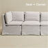 Nelly Slipcover Performance Dining Banquette