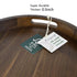 Round Black Walnut Serving Tray - Kinwell Furniture