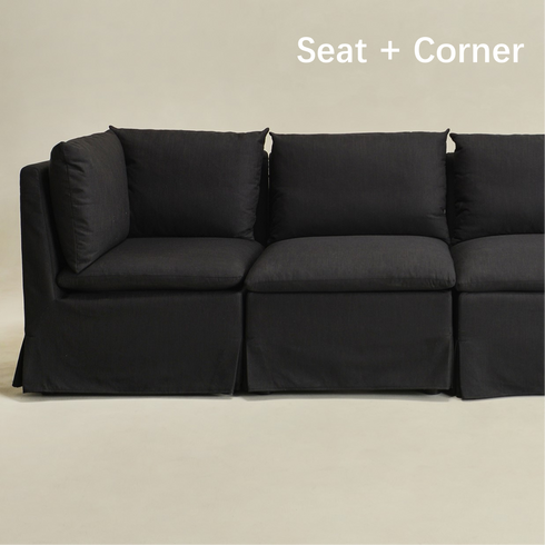 Nelly Slipcover Performance Dining Banquette