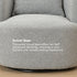 Ashlie Bouclé Swivel Barrel Chair
