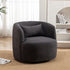 Ashlie Bouclé Swivel Barrel Chair - Comfortable Swivel Chair | Modern Swivel Chairs | Kinwell Furniture | Modern Swivel Chairs