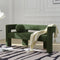 Herbert Modern Bench with Toss Pillow - Green Bench Seat Sofa | Bench Couch Sofa | Kinwell Furniture | Modern Sofa Benches