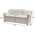 Vestie Chenille Loveseat Sofa | Cute Loveseat | Kinwell Furniture | Stylish Loveseat Couches & Curved Back Loveseats