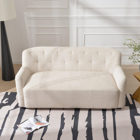 Vestie Chenille Loveseat Sofa | Mid Century Love Seat | Kinwell Furniture | Best Loveseats & Accent Loveseats