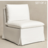 Nelly Slipcover Performance Dining Banquette