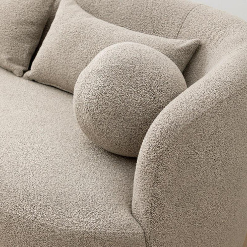 Ashlie Bouclé Loveseat | Fabric Loveseat Couch | Kinwell Furniture | Modern Loveseats & Comfortable Loveseat Sofa Couches