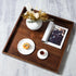 Square Black Walnut Serving Tray - Kinwell Furniture