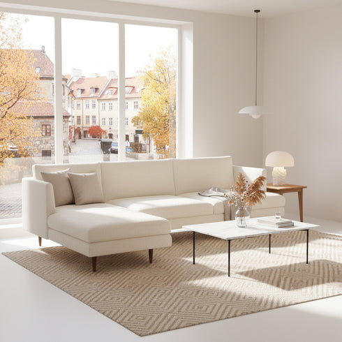 Albert Linen Blend Sectional