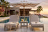 Ranu Extra Thick Outdoor Cushion Set – Beige Patio Chair Cushions | Outdoor Seat & Back Cushions | Weather-Resistant Outdoor Cushions | Kinwell Furniture