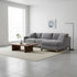 Goose Down Feathers Upholstered Sectional Sofa | Cloud Soft L-Shaped Sectional with Chaise | Down Filled Modern Sectional Couch | Comfortable Everyday Sectional Sofa | Modular L-Shape Sectional | Kinwell Furniture