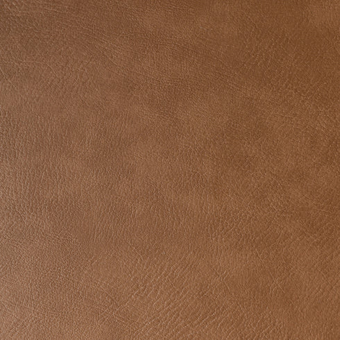 Elof Faux Leather Ottoman - Modern Faux Leather Pouf | Small Round Ottoman | Kinwell Furniture | Footstool for Lounge