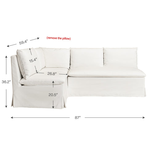 Nelly Performance Dining Chair & Bench Banquette - White Modern Dining Set | Dining Chairs & Benches | Kinwell Furniture | Upholstered Dining Seating