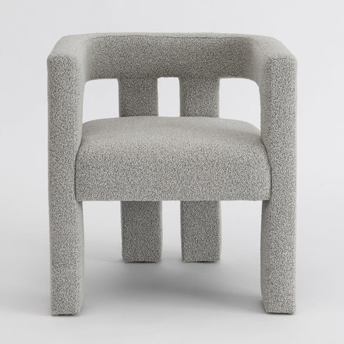 Hal Modern Bouclé Armchair Set - Accent Armchair | Living Room Accent Chairs | Kinwell Furniture | Leather Accent Chairs & Boucle Accent Chairs