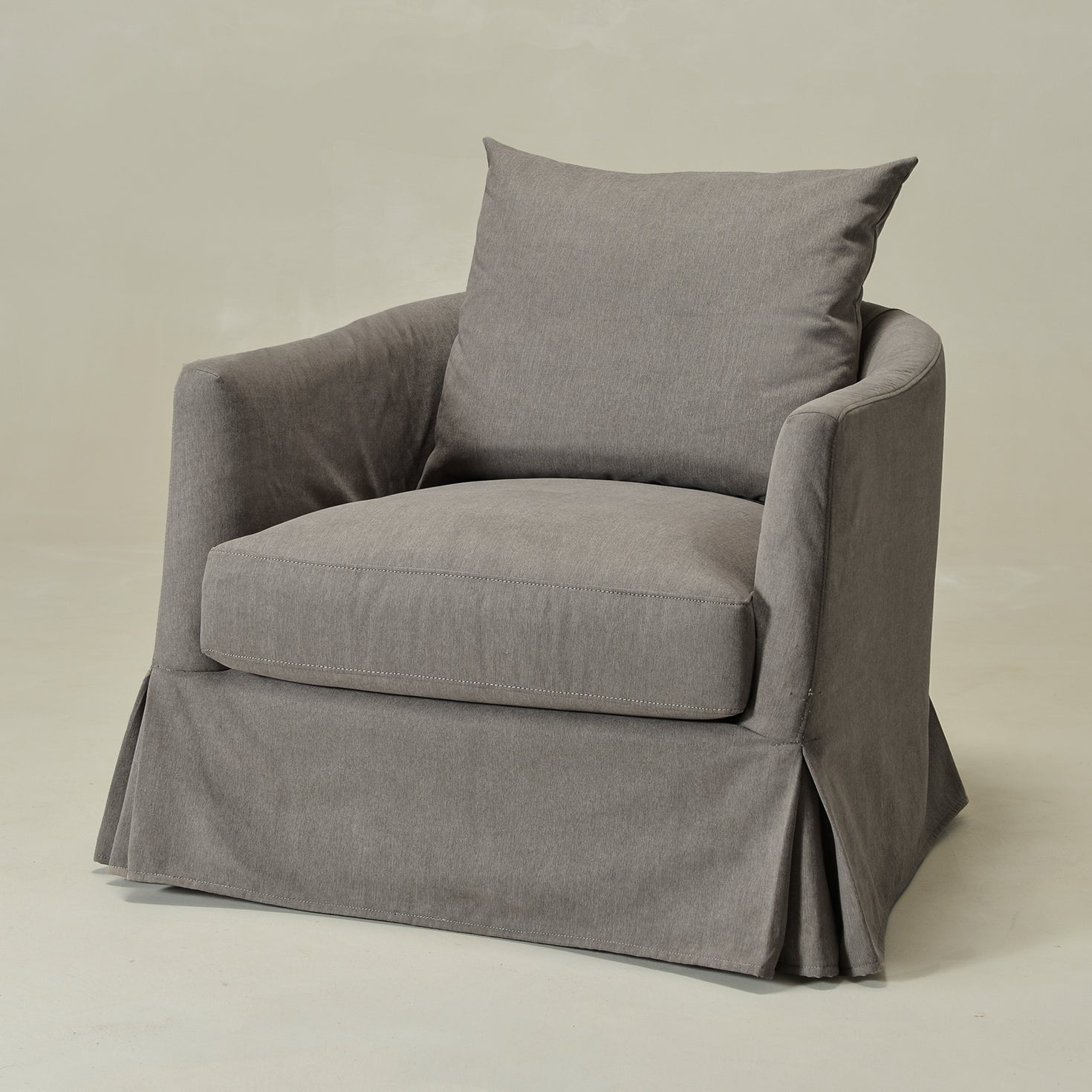 Swivel Barrel Chair Slipcover