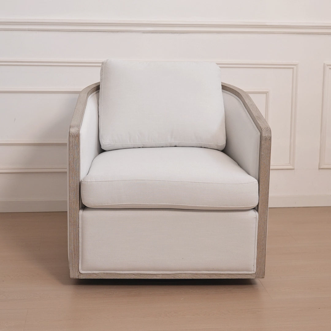 Claude Performance Fabric Swivel Chair | Modern Accent Chairs – Kinwell ...